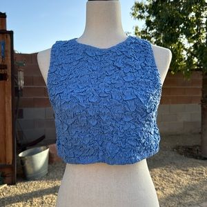 Cotton On Women's Sleeveless Crunchie Crop Top Size L